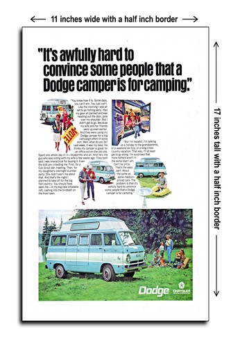 Dodge a108 camper 1968 - dodge,