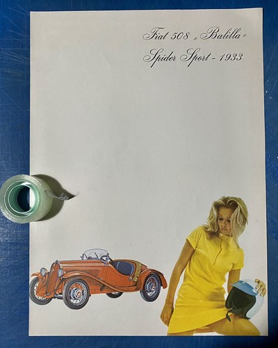 Rara pubblicità fiat 508 - rara,