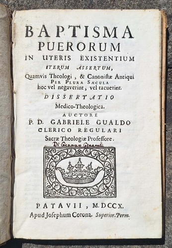 Gualdo baptisma puerorum - gualdo, in