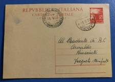 1952 intero postale