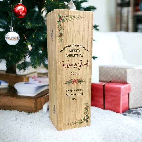 Scatola champagne vino legno - scatola,
