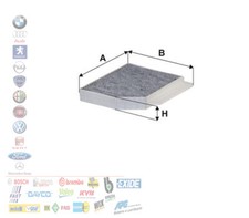 FILTRO ABITACOLO CARBONI