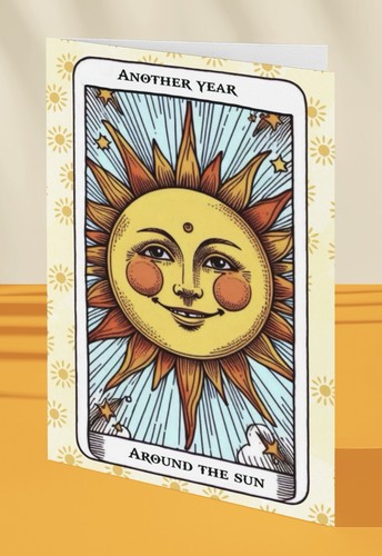 Biglietto compleanno cool sun - biglietto,
