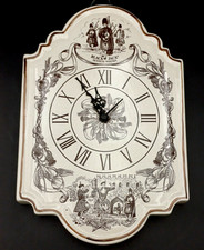 BLACK & JACK SCOTCH WHISKY OROLOGIO DA PARETE IN CERAMICA DERUTA