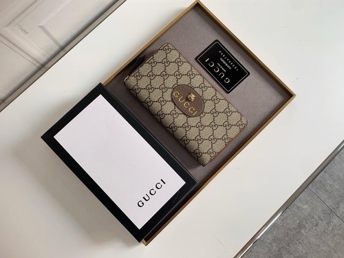 Gucci wallet brown monogram - gucci, gg