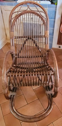 Sedia dondolo vintage - sedia,