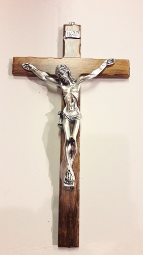 Crocifisso legno noce - crocifisso,