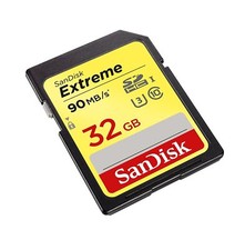 Scheda SD Sandisk 32G extreme C10 HD per Nikon D5600 D5500 D5400 D5300 D5200 D5100