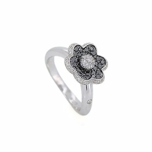 Anello donna fiore diamanti - donna,