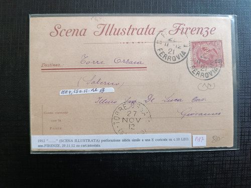 Regno perfin 1912 scena - perfin,