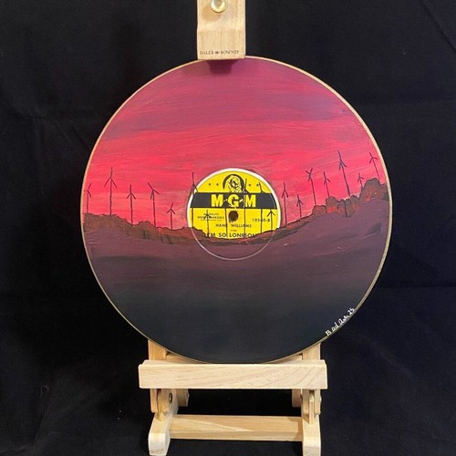 Hand painted record wind - hand,