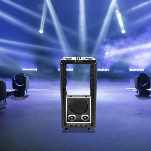 Supporto mixer rolling 22u - dj,