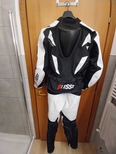 Tuta Divisibile Moto Pelle e Tessuto Con Protezioni CE Gobba BIESSE