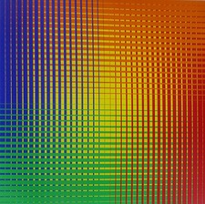 Getulio Alviani 1939-2018 Cemento, Composizione Autografato Seta Séparé PVC Foil