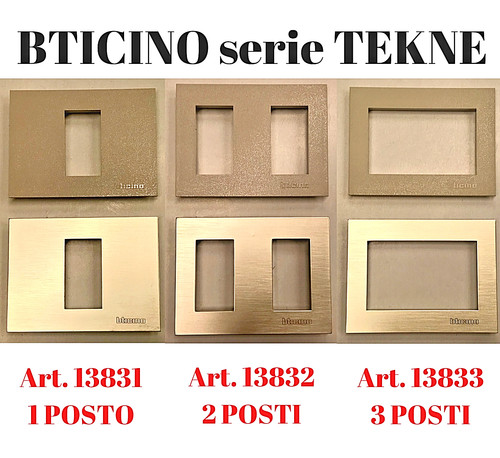 Placchetta bticino tekne - tekne, 1