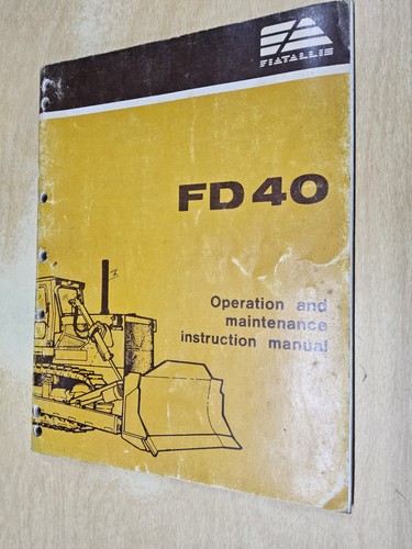 Fiatallis fd40 operational - fd40, &