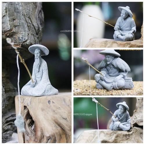 Statua pescatore zen - statua,