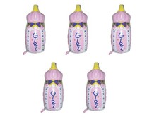 5x Palloncino Foil Biberon