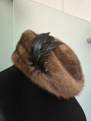 Cappello donna visone - , vintage