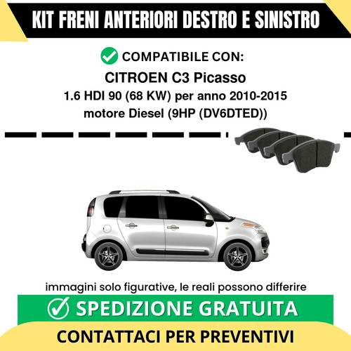 Pastiglie freno anteriori - pastiglie, per