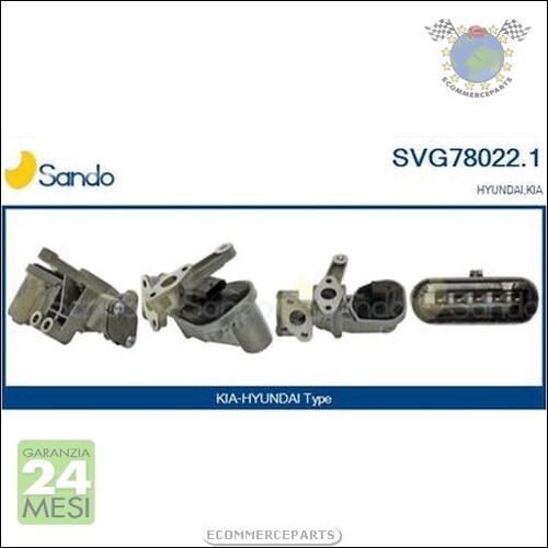 Valvola egr sando per hyundai - sando,