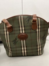 Borsa Burberry in Vera Pelle Bauletto Burberrys Handbag Bourse.