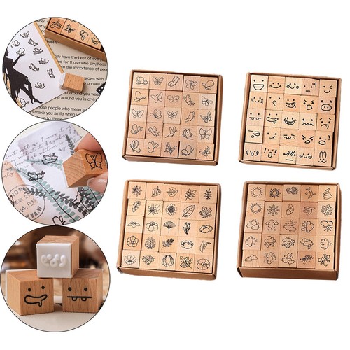 Set timbri per diario - diario, 25