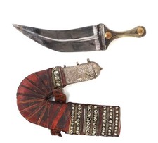 Antico pugnale Jambiya in