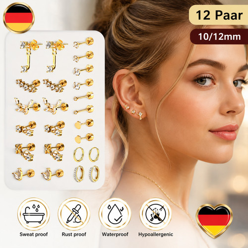 Orecchini set paia - orecchini,