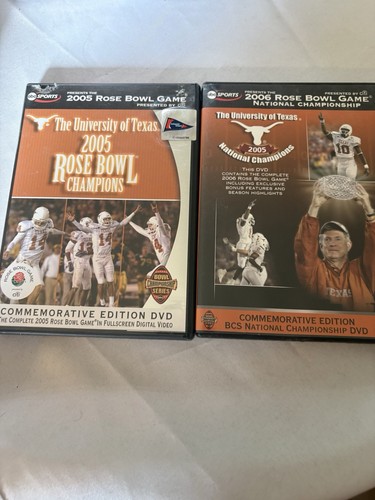 2005 2006 rose bowl dvds - rose,