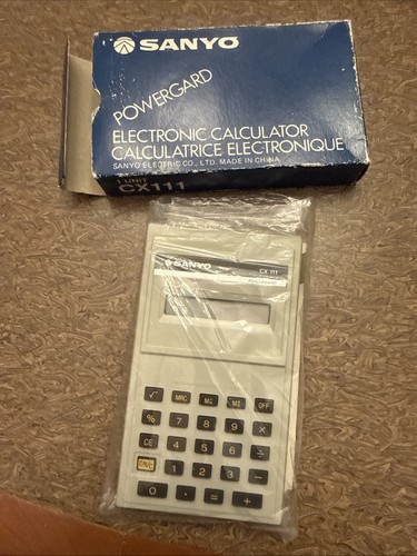 Calcolatrice sanyo vintage - calcolatrice, cx