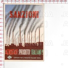 A2278 PUBBLICITA 1940 ORIGINALE D'EPOCA ROMA CITTA COMITATO PRODOTTO ITALIANO