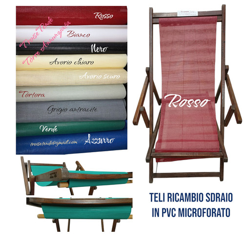 Teli ricambio sdraio pvc - teli,