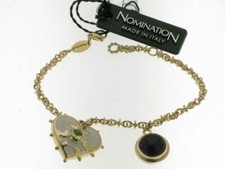 NOMINATION bracciale Persia pendenti cuore smalto avorio e quarzo viola PER004