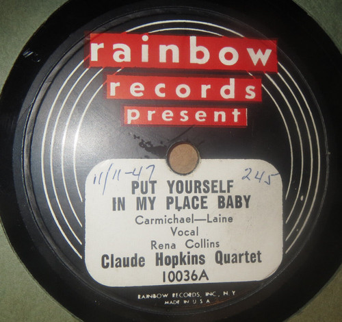 78rpm rainbow claude hopkins - claude,
