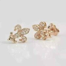 Orecchini a perno 1,00 ct