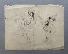 Madonna col Bambino, schizzo