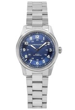Orologio Uomo Hamilton Khaki Field Titanio Quadrante Blu Automatico H70205140 100M