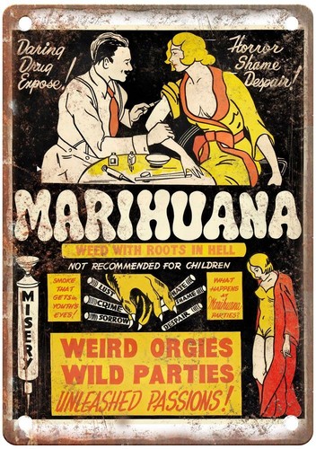 Poster film vintage marijuana