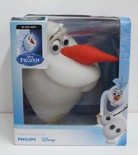 Frozen Disney - Olaf Lampada - Luce notturna 3D Led Light con Adesivo Ghiacci...