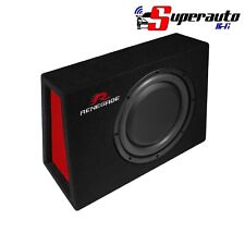 Renegade RXS 1000 Subwoofer in cassa sub box compatto 25 cm 200 W RMS RXS1000