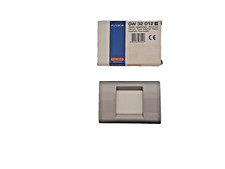 MATERIALE ELETTRICO GEWISS PLAYBUS ART 32012 PLACCA 2 POSTI TITANIO METALLIZZATO