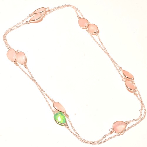 Collana con pietre luna - collana,