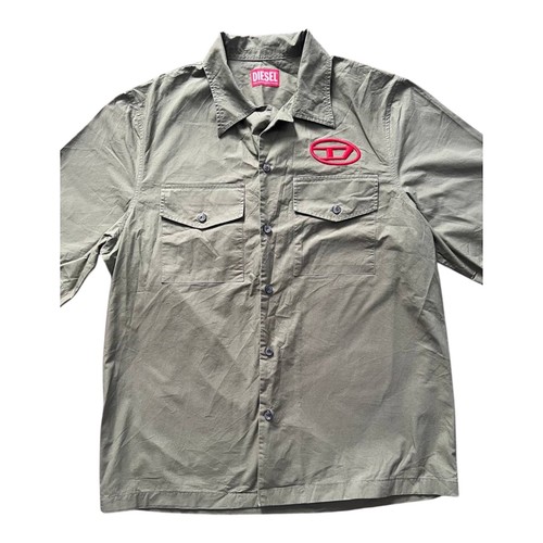 Camicia uomo diesel verde - camicia,