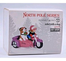 Repartment 56 North Pole Series Rebel con un cane #4035575 Harley-Davidson