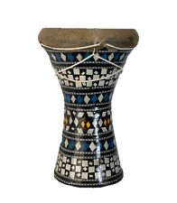 Tamburo in legno Doumbek Darbuka multicolore misura piccola