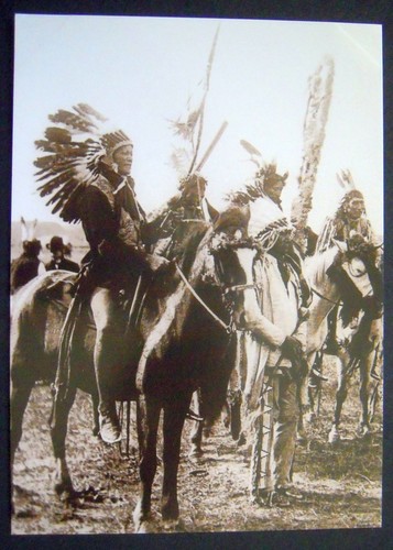 Cartolina indiani sioux capo - cartolina,