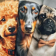 Pannello Panama Oscurante Cani