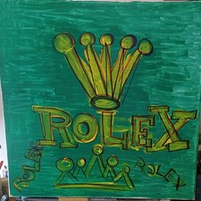 ROLEX POP ART OLIO SU TELA