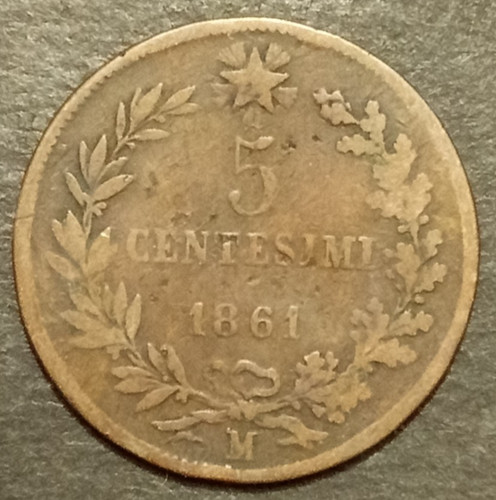 Centesimi lire valore 1861 - centesimi,